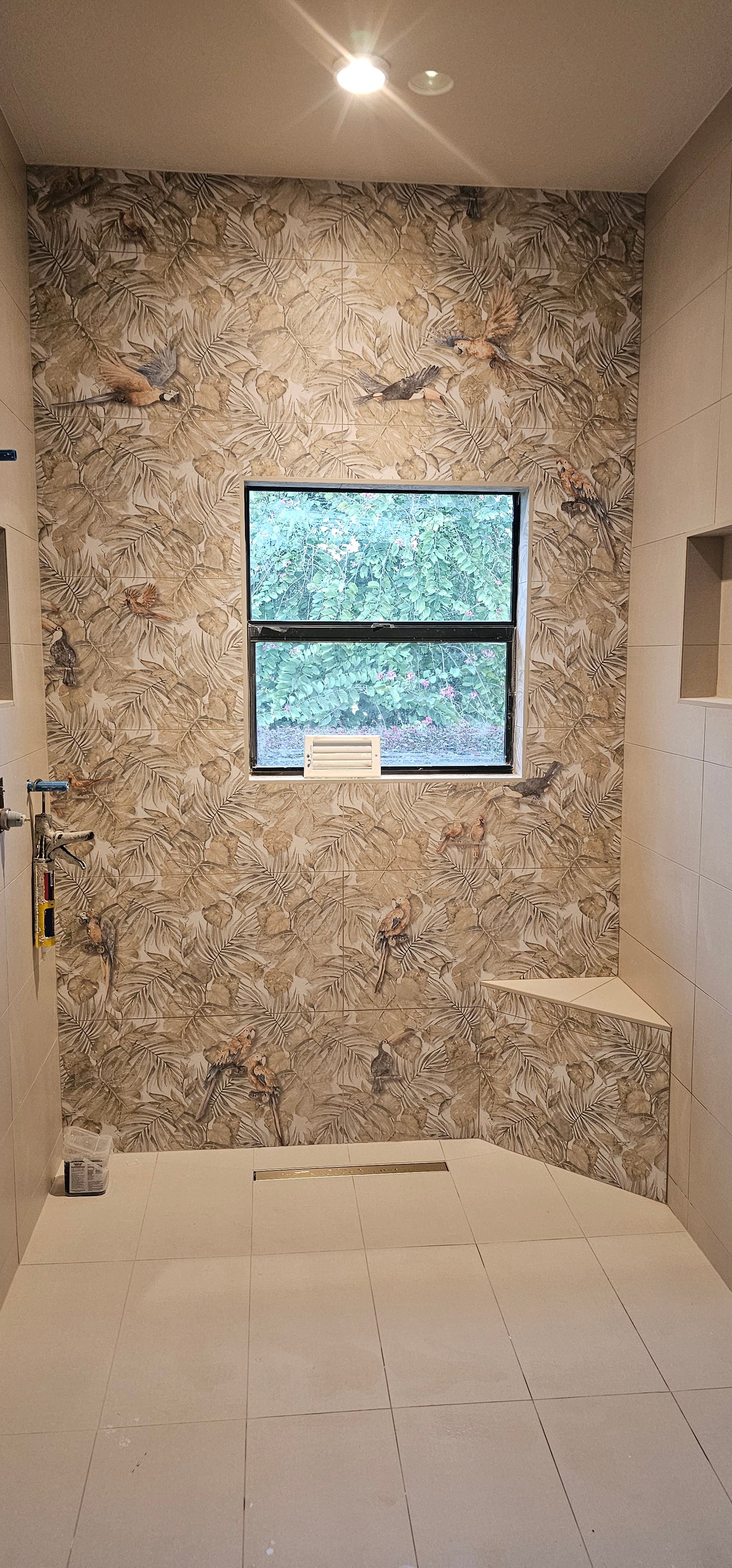 Completed bathroom remodel