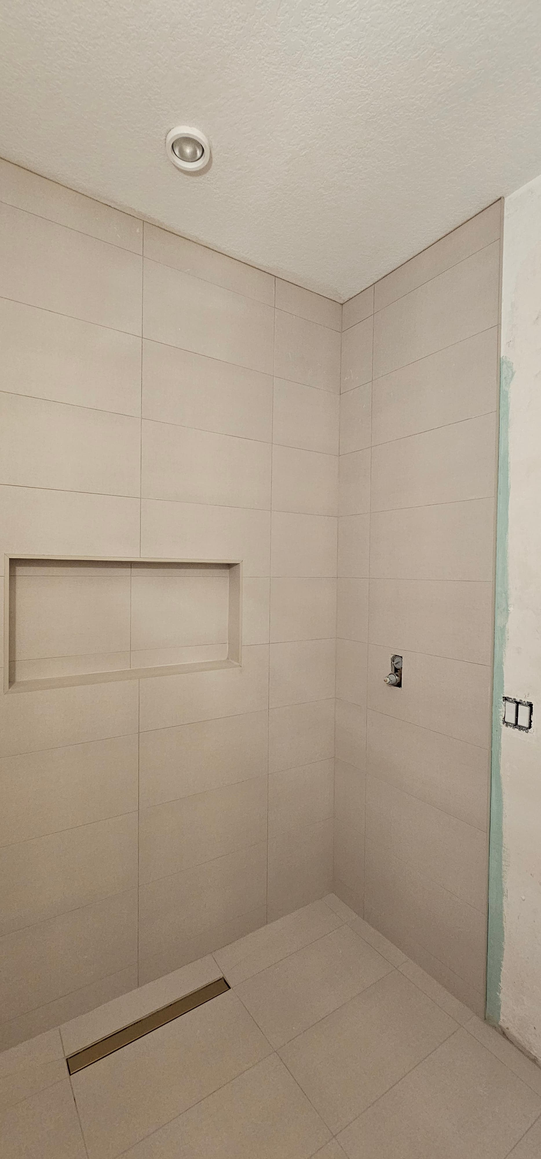 Custom tile installation with premium finish